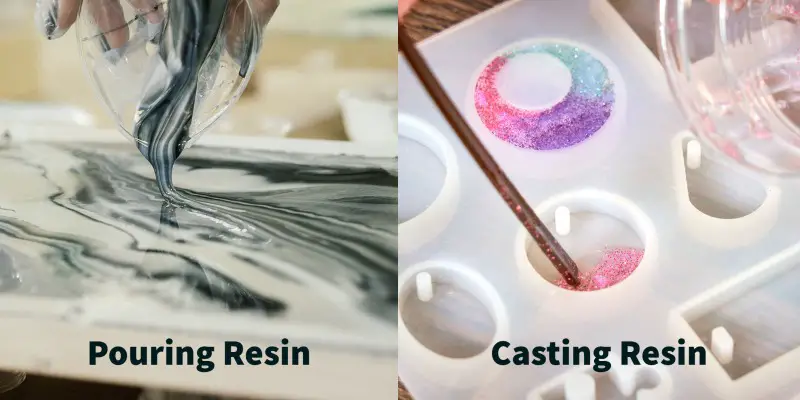 pouring resin vs casting resin